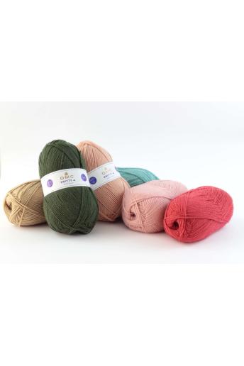 Acheter Fil de laine tricoté à la main 4 pelotes - Fil à tricoter